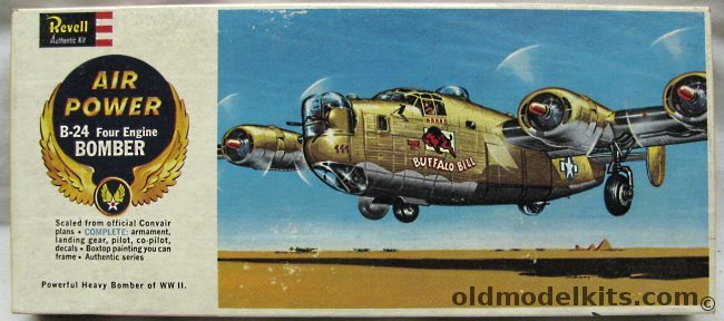 Revell 1/92 Consolidated B-24 Liberator 'Buffalo Bill' - Air Power Issue, H137-98 plastic model kit